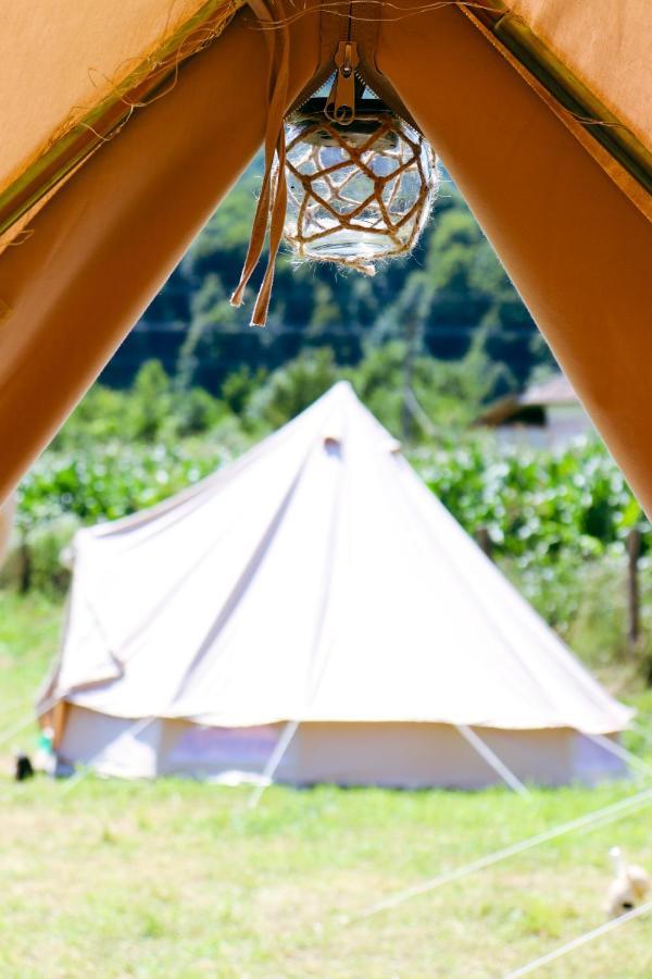 Luna Rock Glamping Brezoi - Blue Scai Bagian luar foto