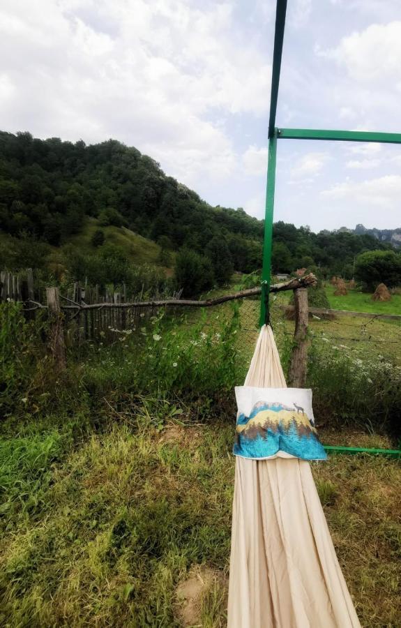Luna Rock Glamping Brezoi - Blue Scai Bagian luar foto
