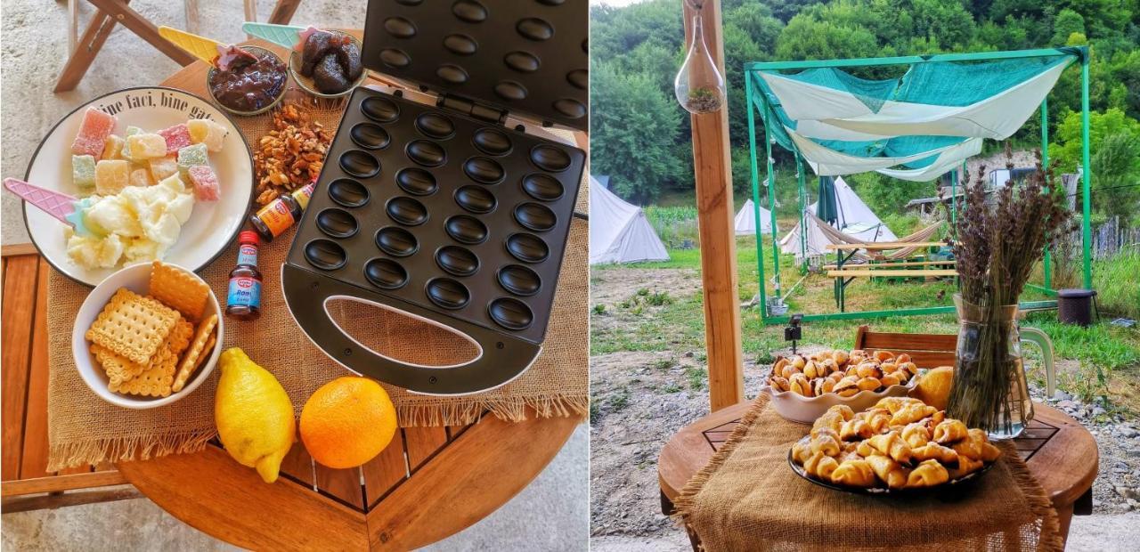 Luna Rock Glamping Brezoi - Blue Scai Bagian luar foto