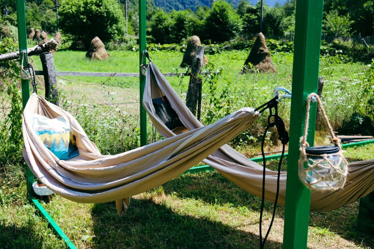 Luna Rock Glamping Brezoi - Blue Scai Bagian luar foto